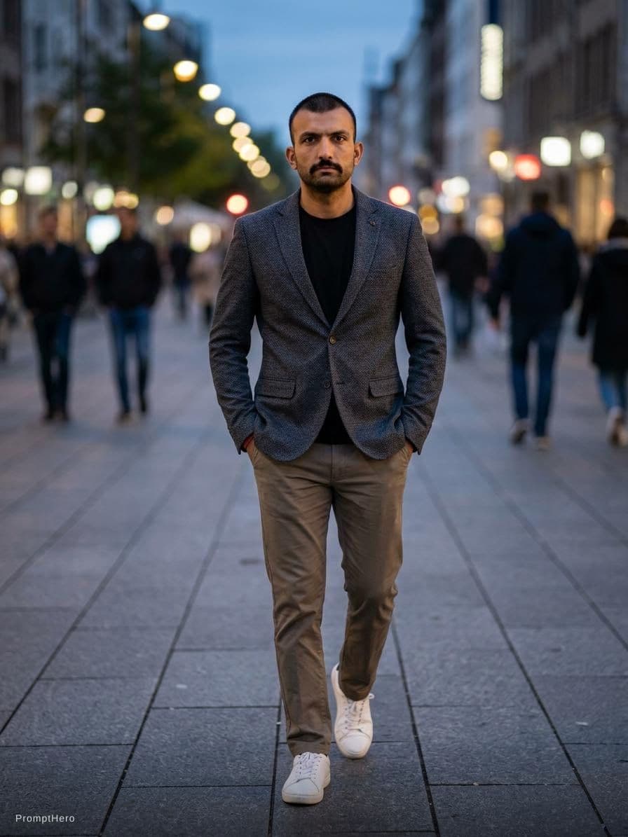AI generated: Model type men