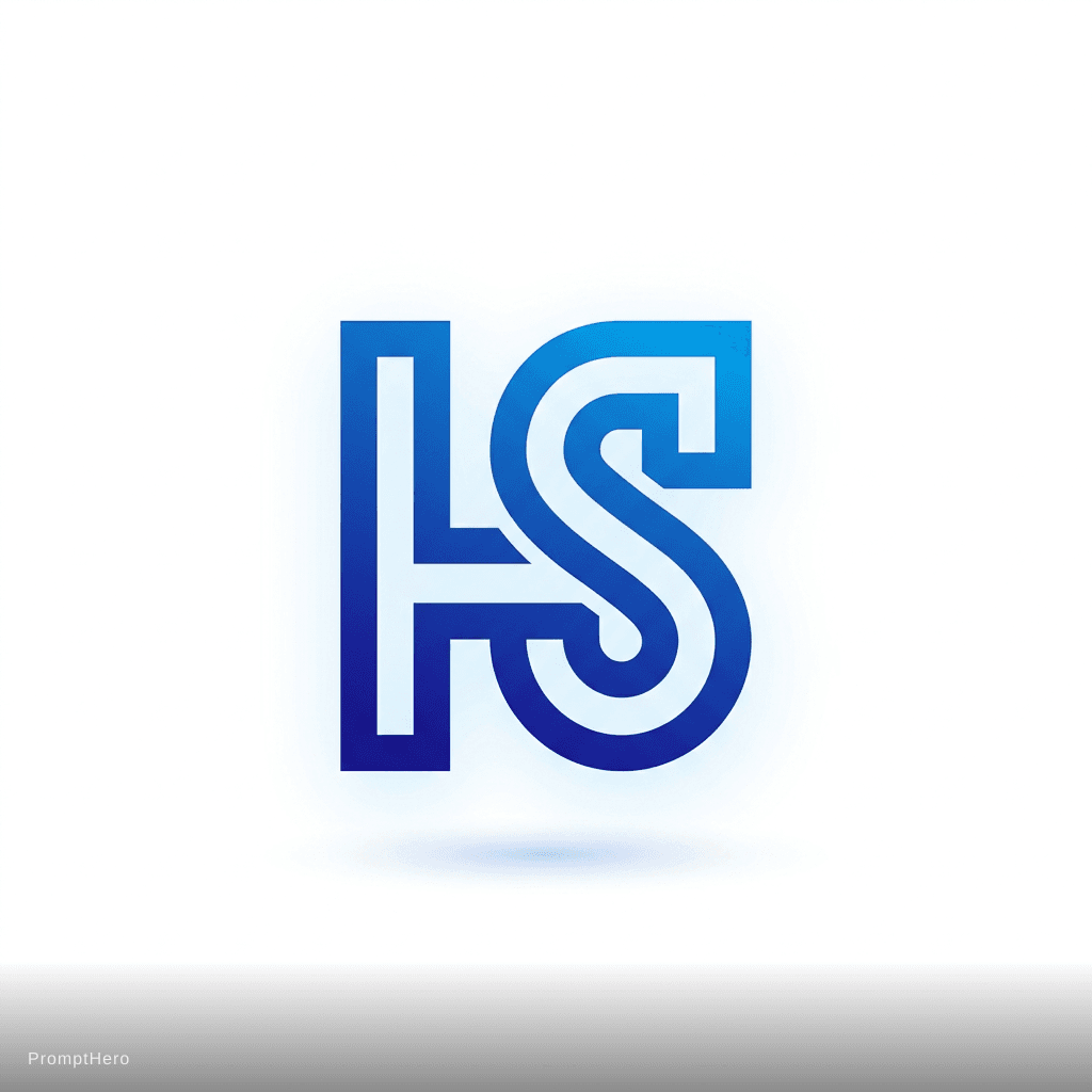 AI generated: Create a modern, minimalist logo for a digital marketing and web development agency named Help Smart...