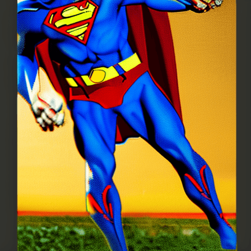 AI generated: nicolas cage as superman