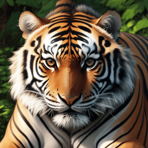 AI generated: tigre blanco