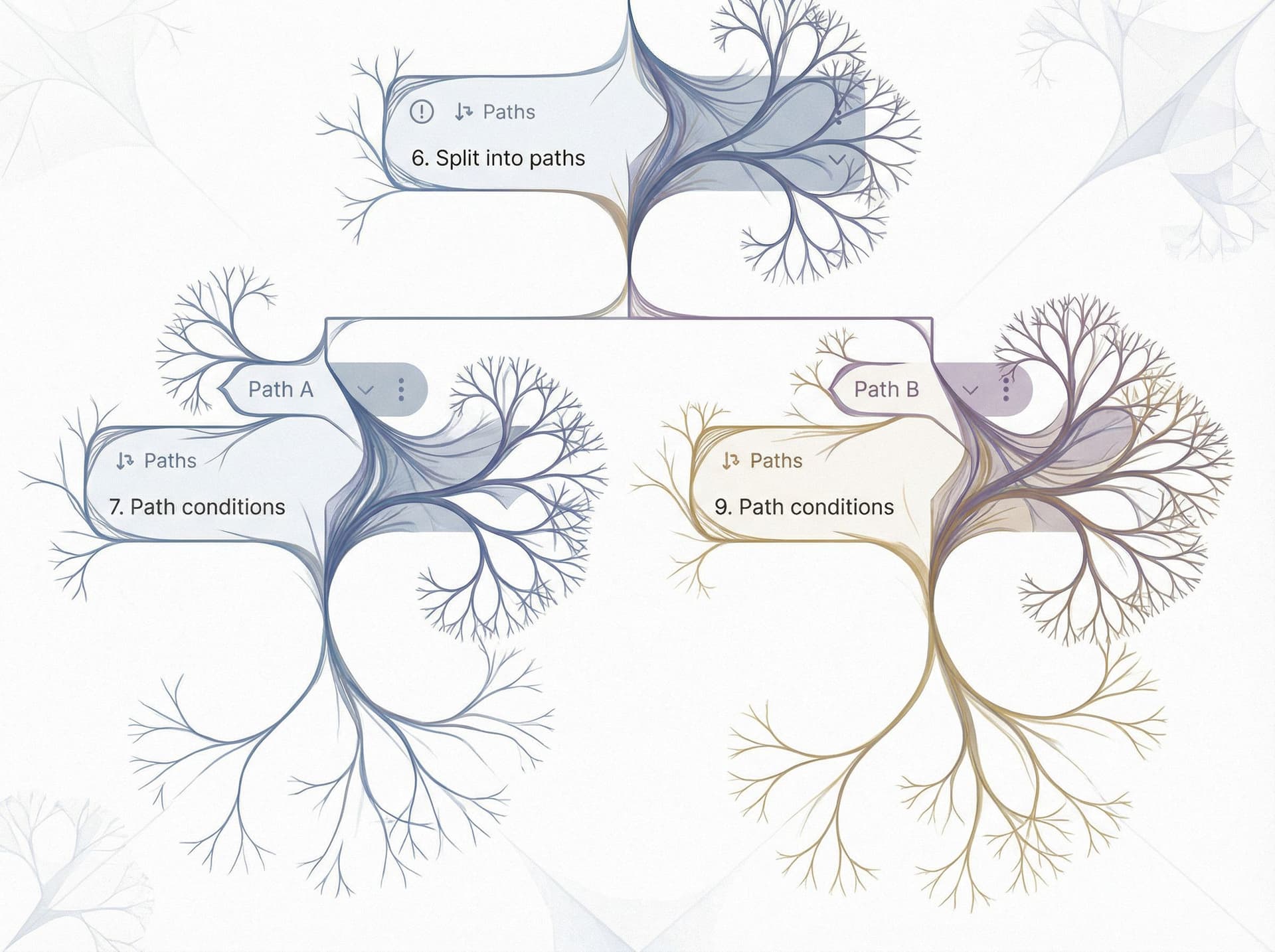 AI generated: make an artistic thumnail with this image, minimalist style with fractals