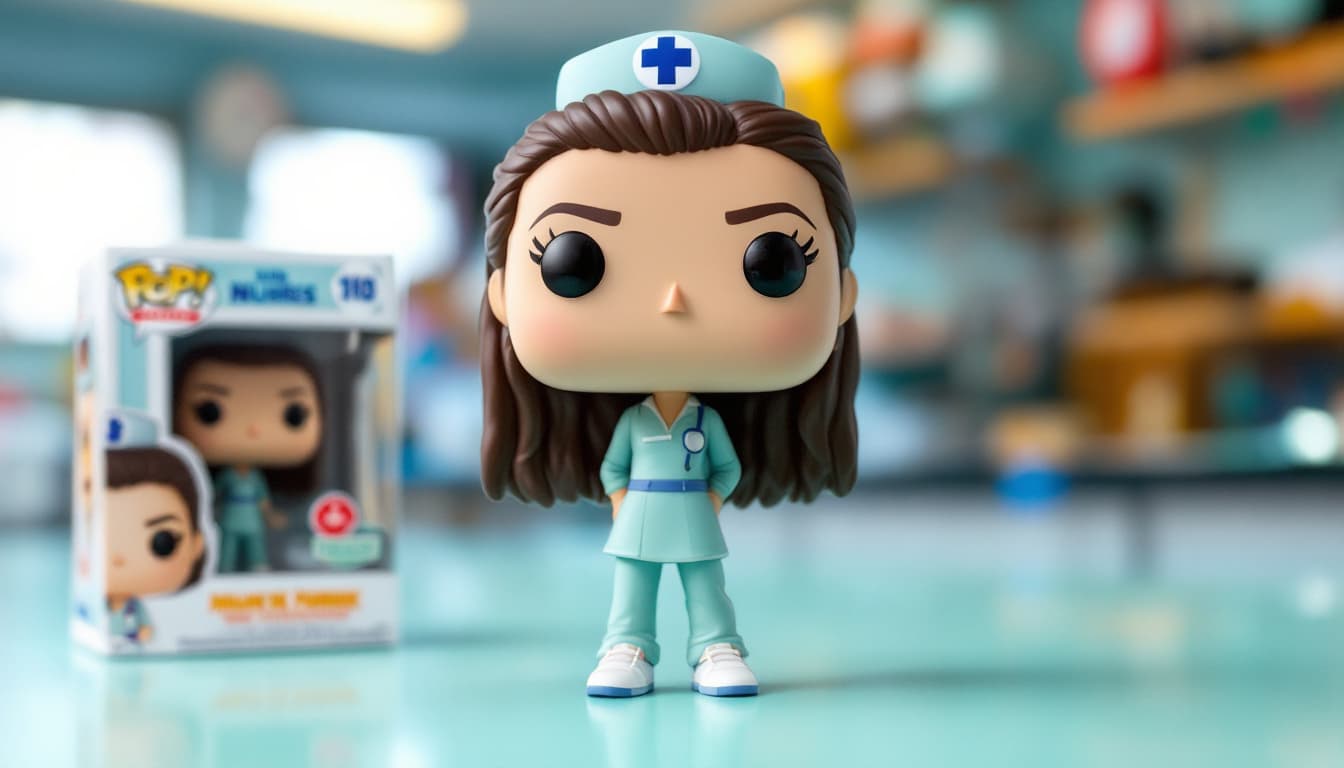 AI generated: funko pop nurse
