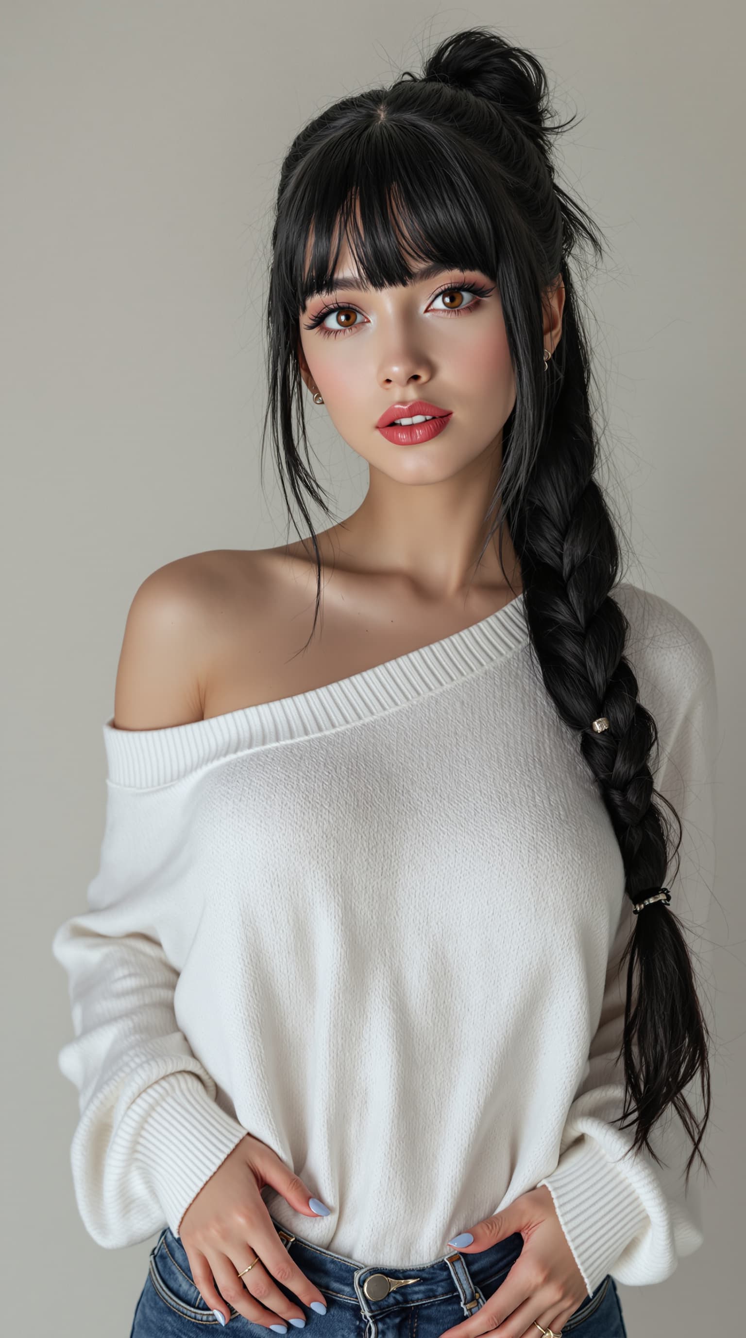 AI generated: digital photographym, fashion photography, highly detailed, masterpiece, best quality, very aestheti...