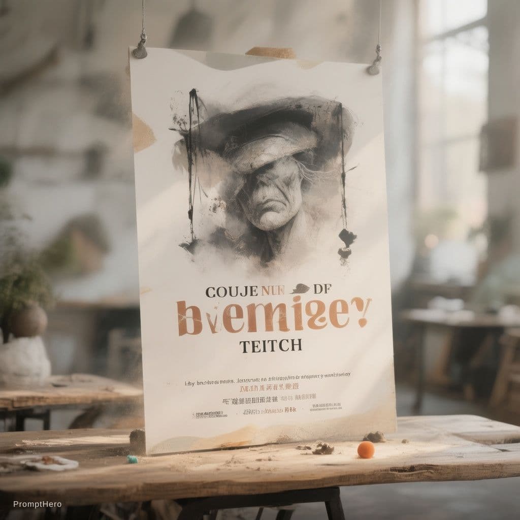AI generated: I want a brand poster to promote my brand creative creations 