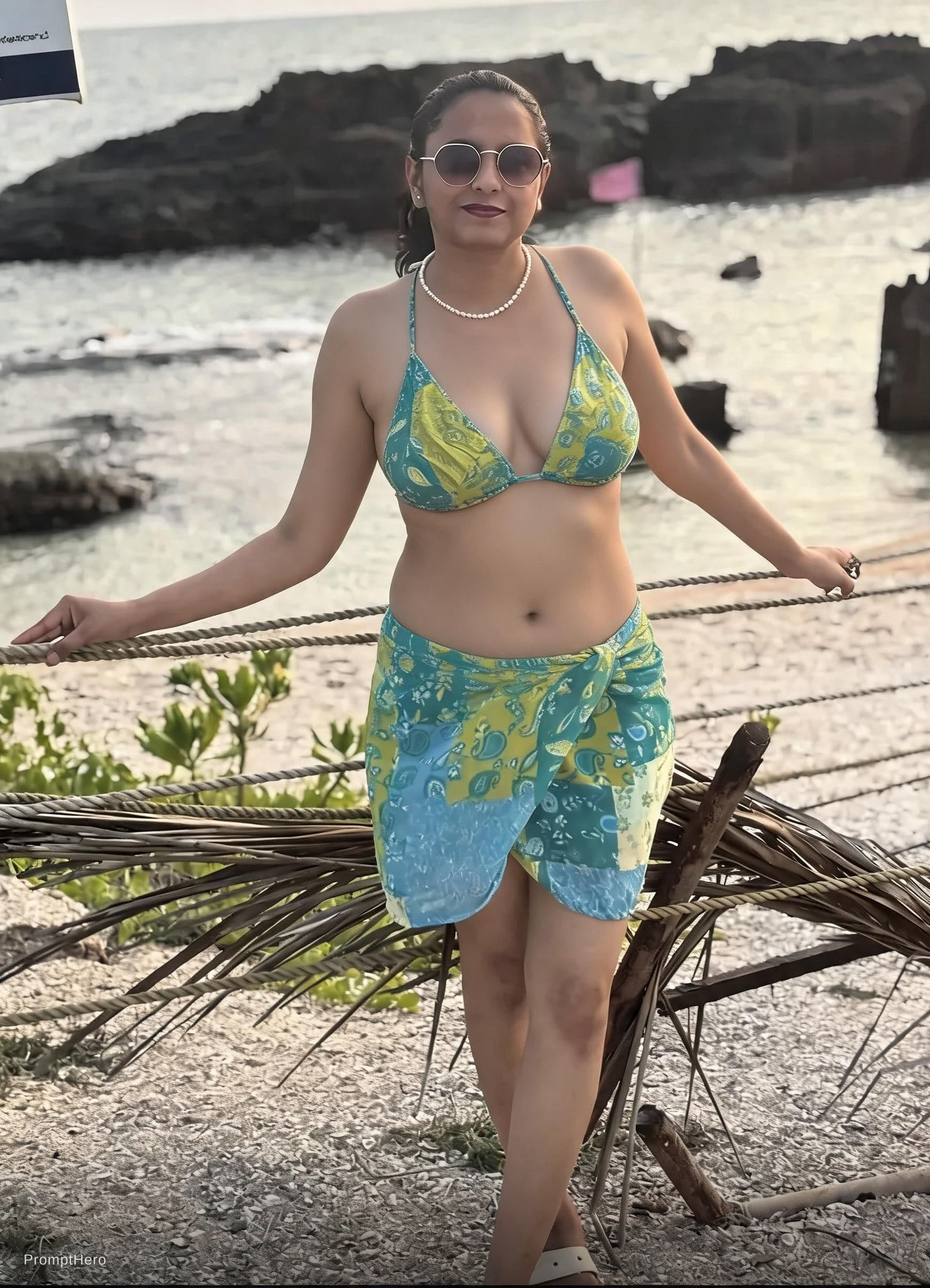 AI generated: Bikini dress