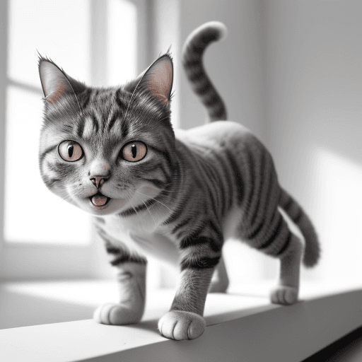 AI generated: a Cat
,5k ,gray and white ,
