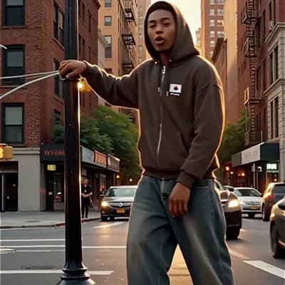 AI generated video: 미국에미넴