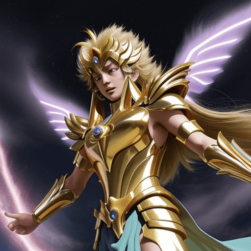AI generated: Saint Seiya