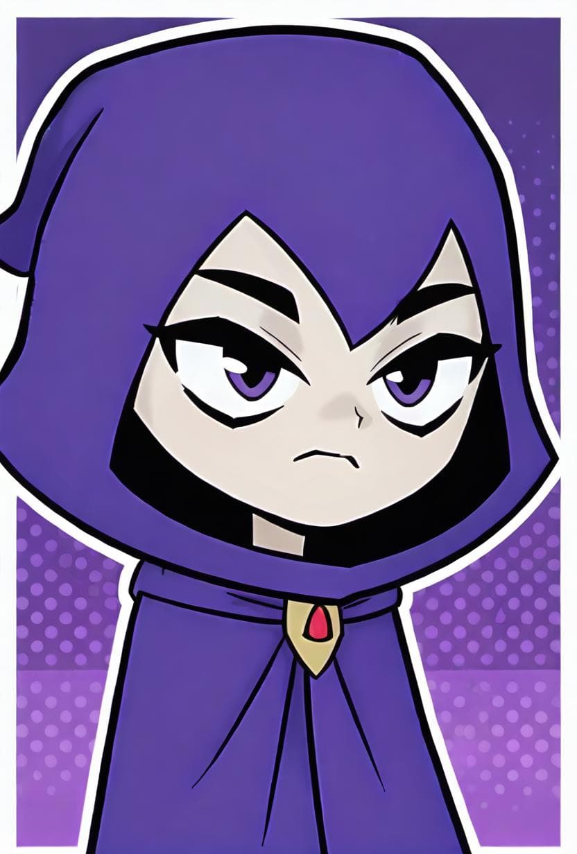 Raven ( Early Concept Art ) -- Teen Titans GO Noob + Illust