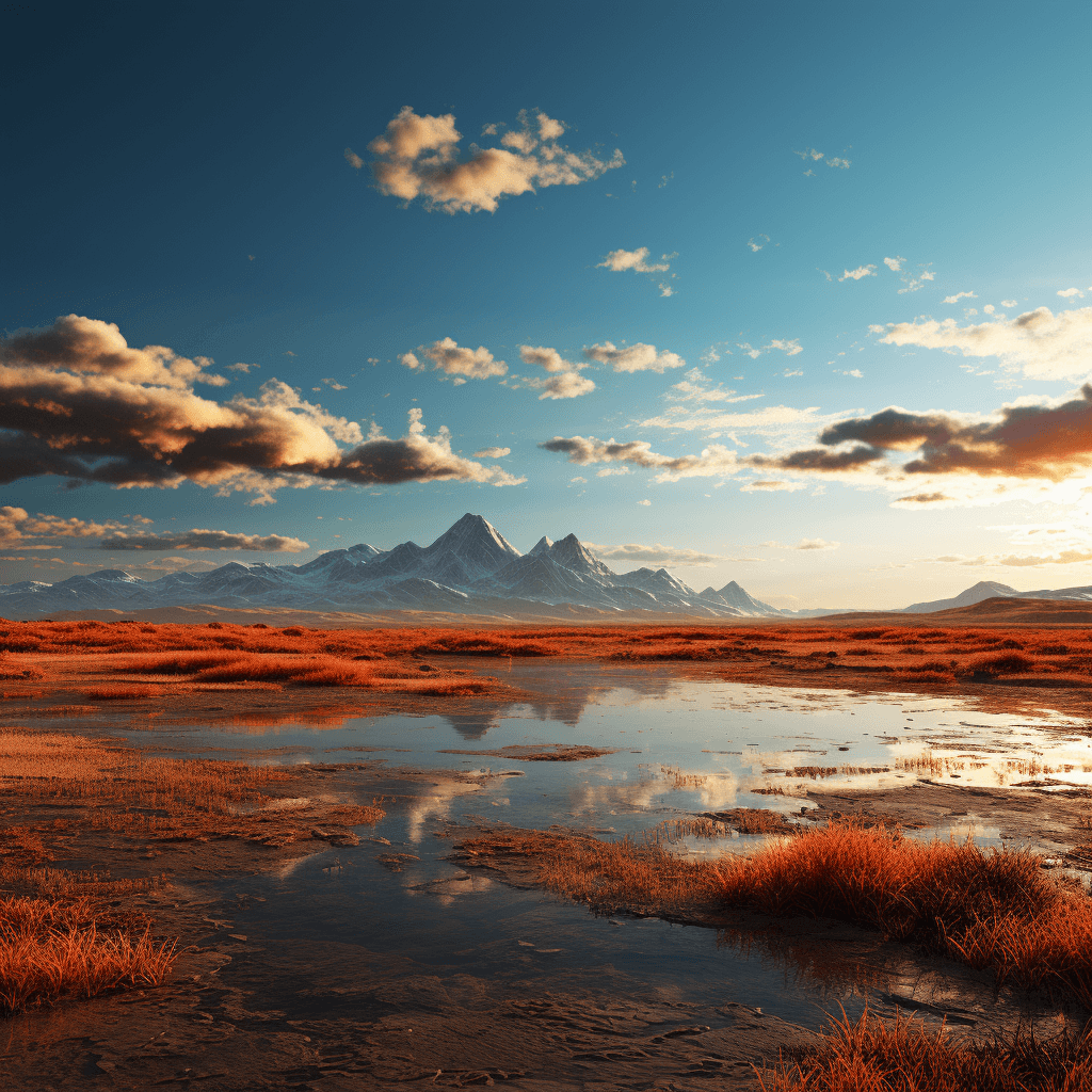 AI generated: highres, imagination, (realistic), clear skies, composition, sunset, (hdr:1.5), outdoors, intricate ...