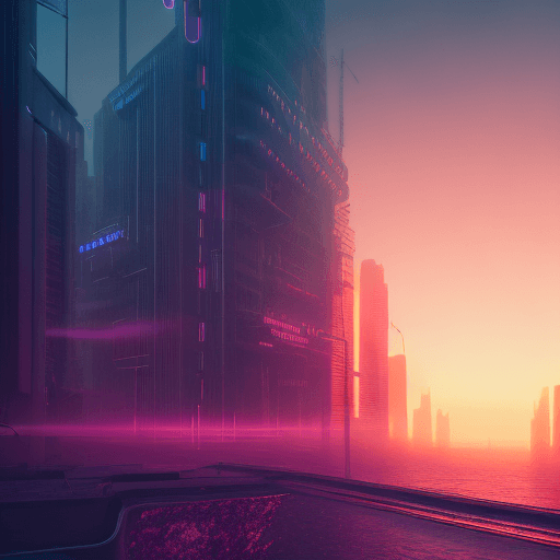 AI generated: Hyper realistic ambient, city  , sunset, synthwave, lofi color drop , realistic art , 8k, photo real...