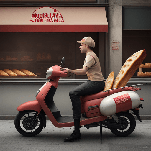 AI generated: Concept:
Create a high-quality, photorealistic photo for "MORTADELA", a mortadella bread delivery co...