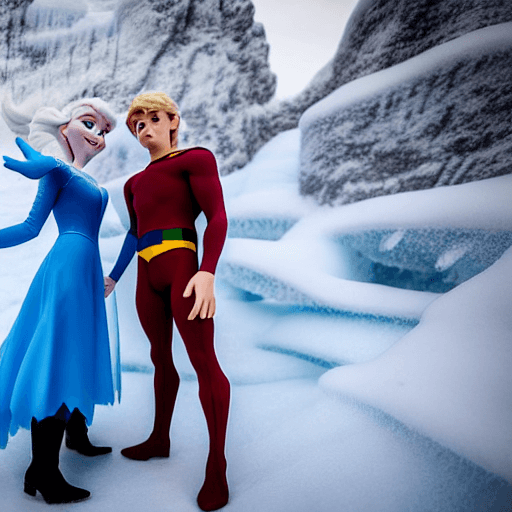AI generated: low angle wide shot, set in the Fortress of Solitude. two individuals.

beautiful, beautiful, creamy...