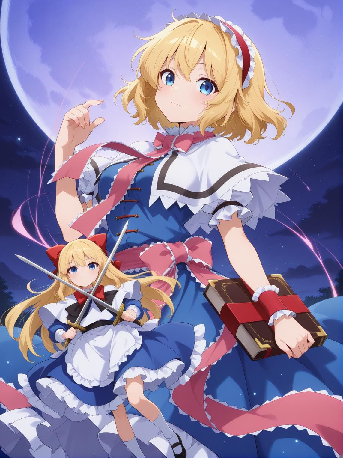 Alice Margatroid (Touhou Project) & Alice Margatroid PC-98
