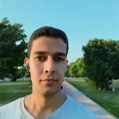 AI generated video: a man walking in a sports track in a public green garden used for jogging by the people of the distr...