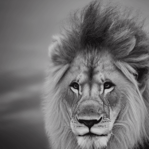 AI generated: Lion man, close up, cinematic light, background dark --ar 4:5 --q 2