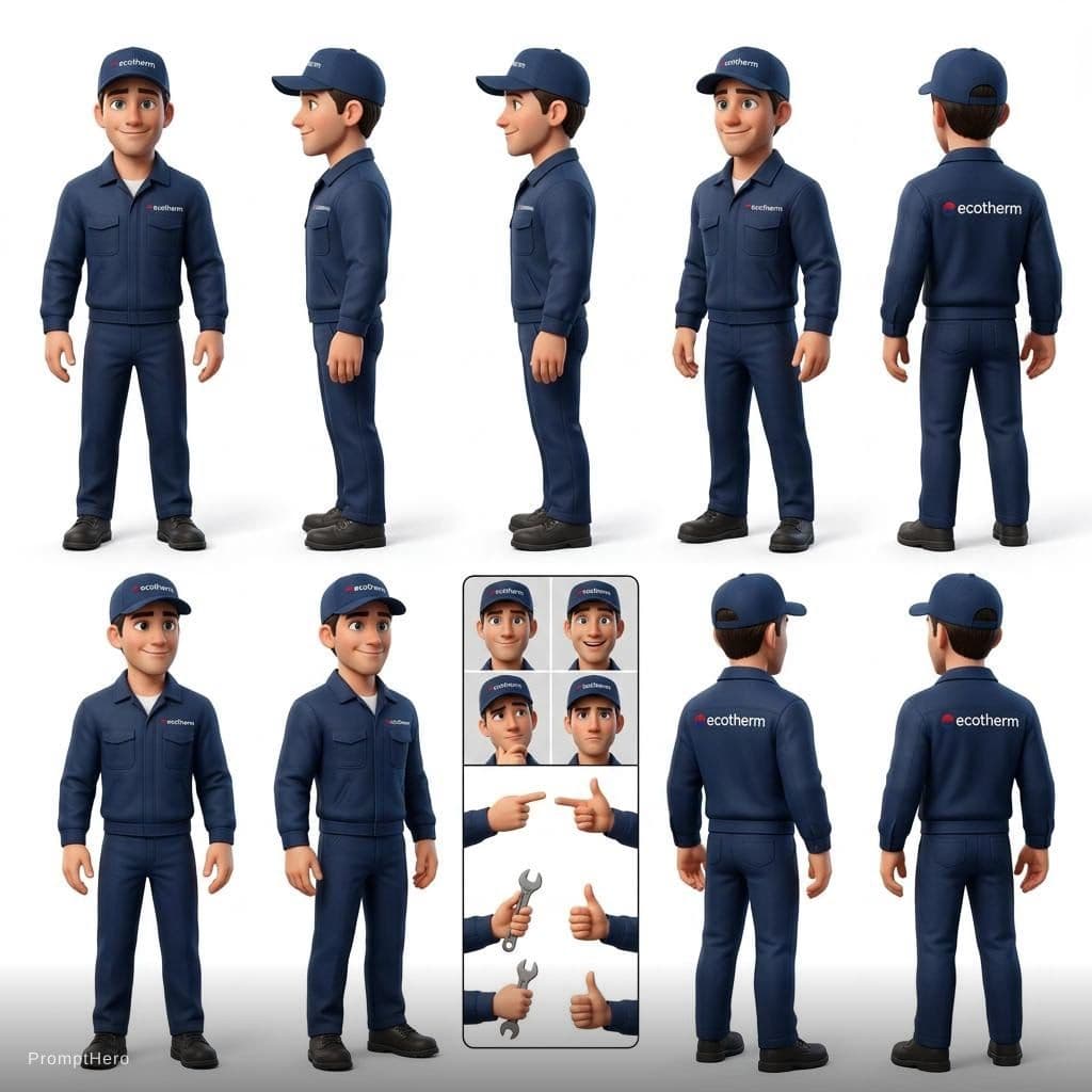 AI generated: Pixar mascot style,
25% cartoon,
75% realistic,
cute face,
large expressive eyes,
friendly smile,
ha...