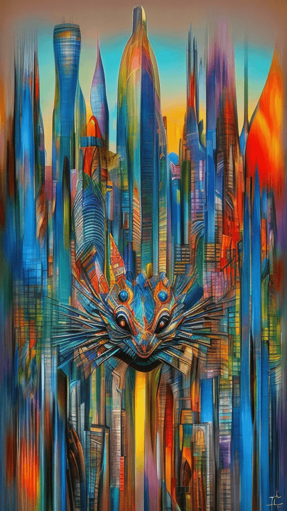 AI generated: abstract cityscape impressionist ist art style
creature art in an impressionistic style abstract ist...