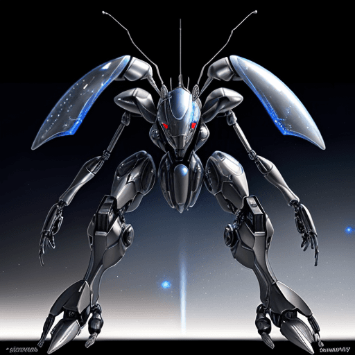 AI generated: 100 unit army, blue ant army group with silver armor invasion the planet, gun fire each other with r...