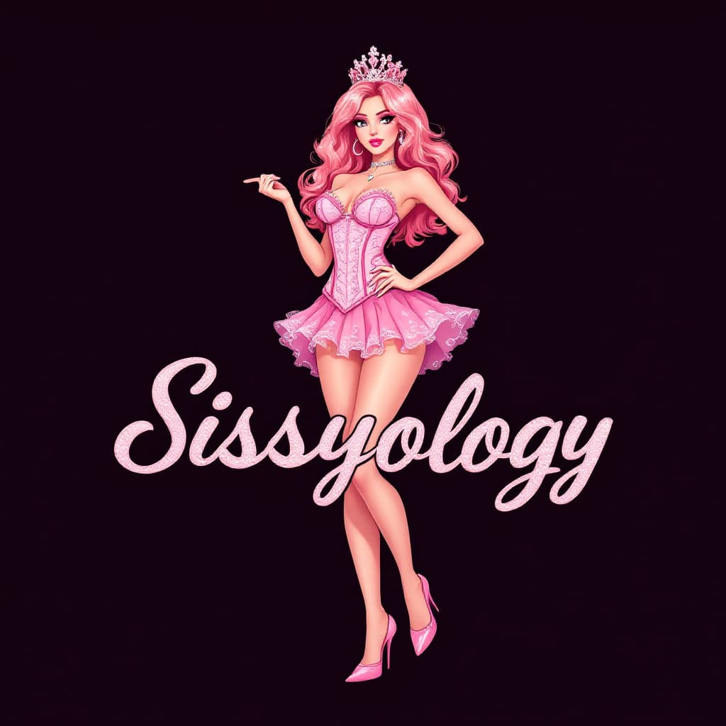 AI generated: Design a logo for "𝑺𝒊𝒔𝒔𝒚𝒐𝒍𝒐𝒈𝒚" that captures a playful and feminine theme, emphasizing sis...