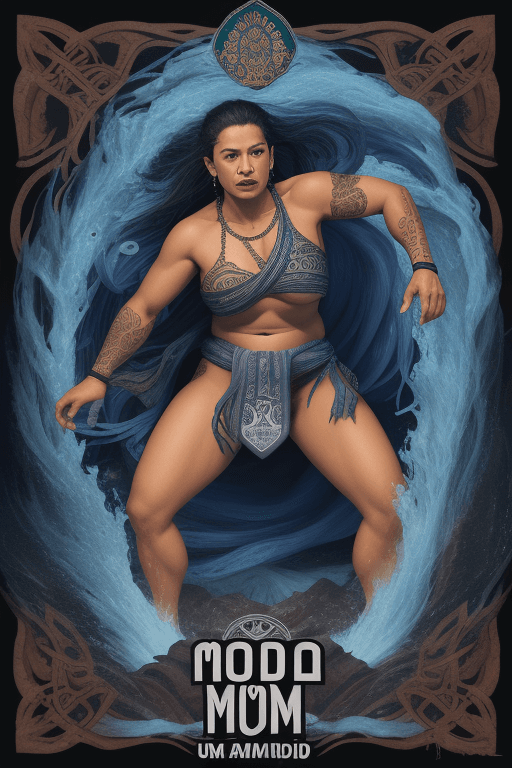 AI generated: uma leoa no fim do mundo
