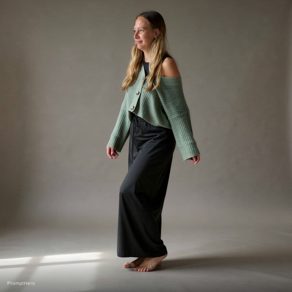 AI generated: Ohne kleid und ist nackt