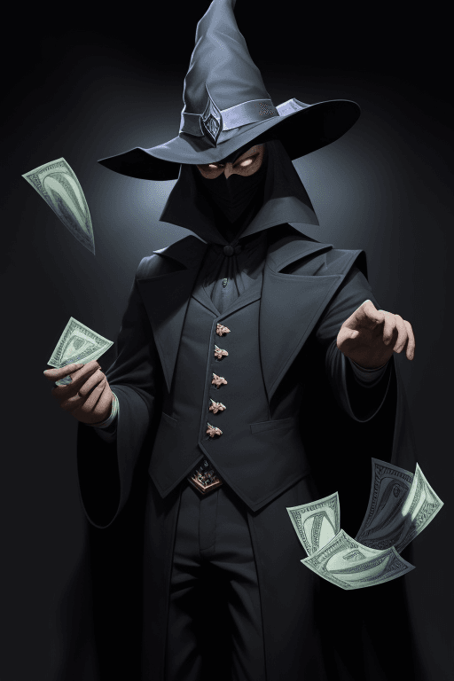 AI generated: Shadow wizard money gang