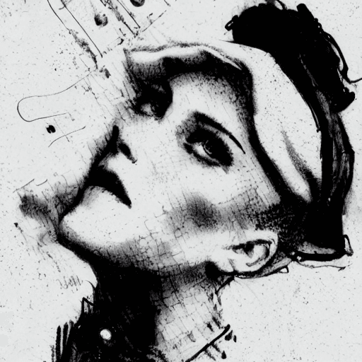 AI generated: Concept art of a beautiful female industrial 1900s gangster   in the style of Ashley Wood ,Keira Kni...