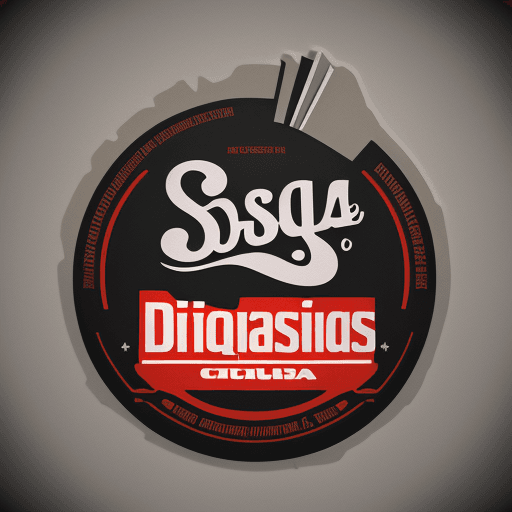 AI generated: sticker "procesamiento de diseño y construccion de los diques de cola" typography, whithe background...