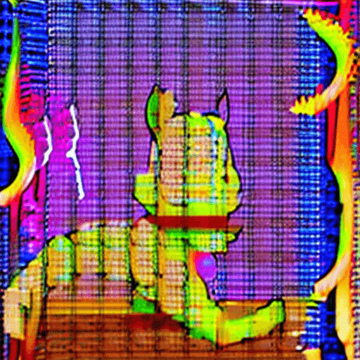 AI generated: a  vaporwave 3D rendering featuring Trippycute lsd Alvin & the Chipmunks  ,neon synthwave pop art.Im...