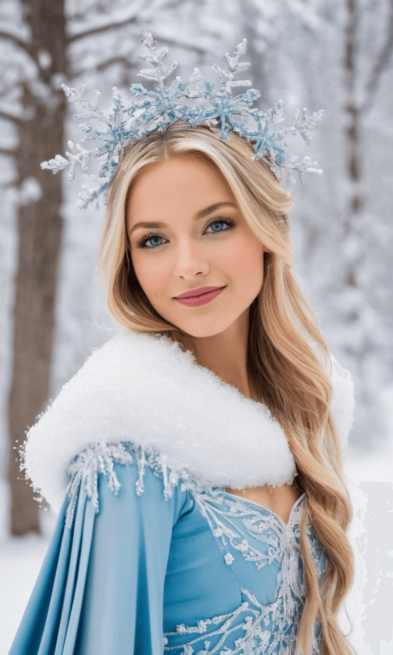 AI generated: Create a coloring page featuring a charming fairy princess with a sweet smile, enchanting eyes, and ...