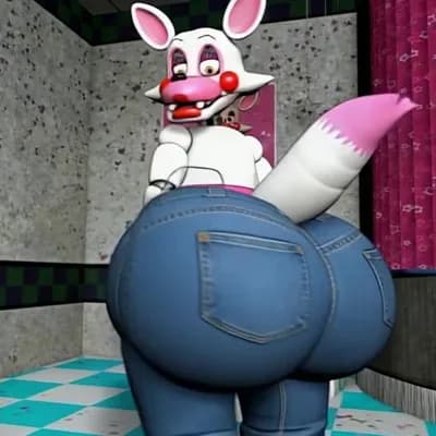 AI generated video: anthro, vixen, big butt, booty shake, butt expansion, twerking,