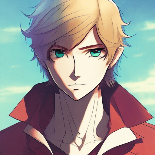 AI generated: Lloyd de saloom anime character