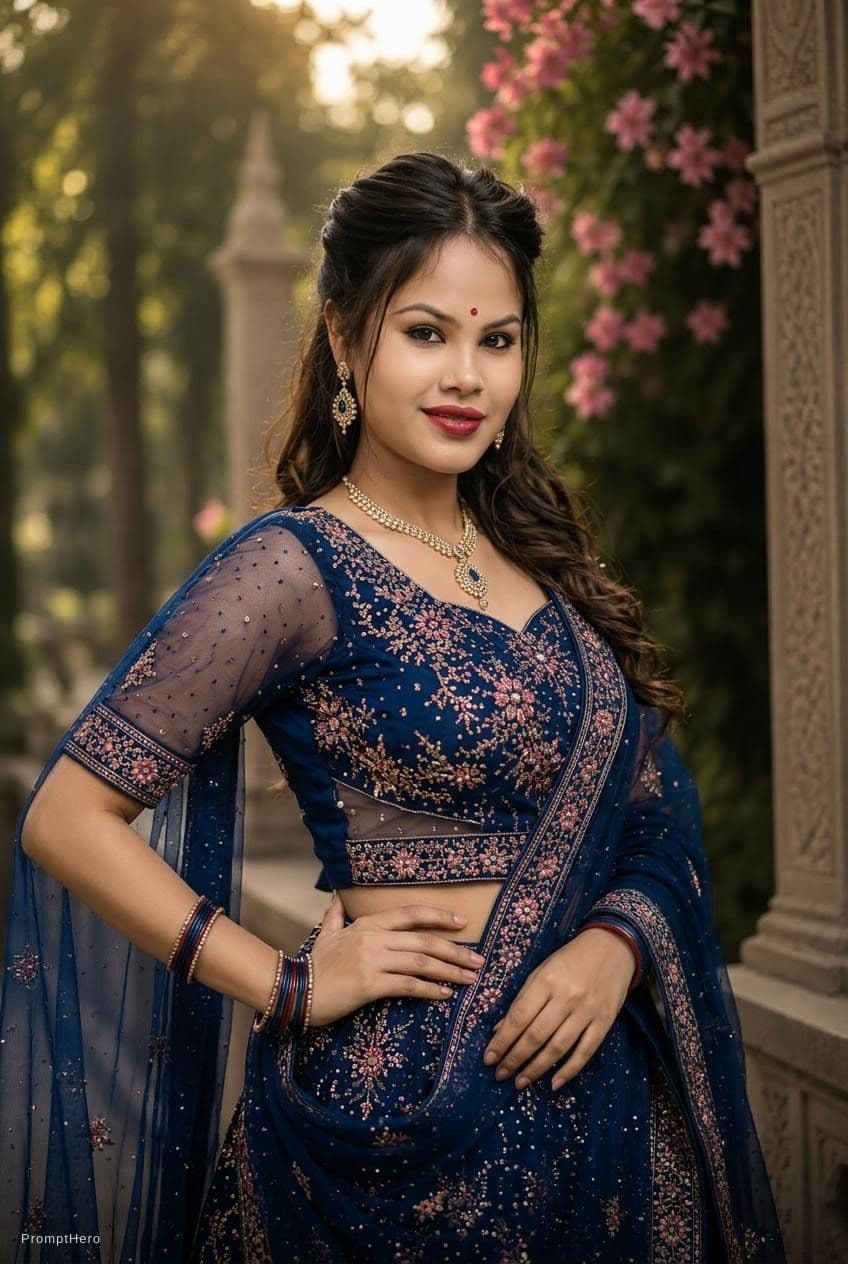 AI generated: Create a sexy girl in india style. and look like sexy.