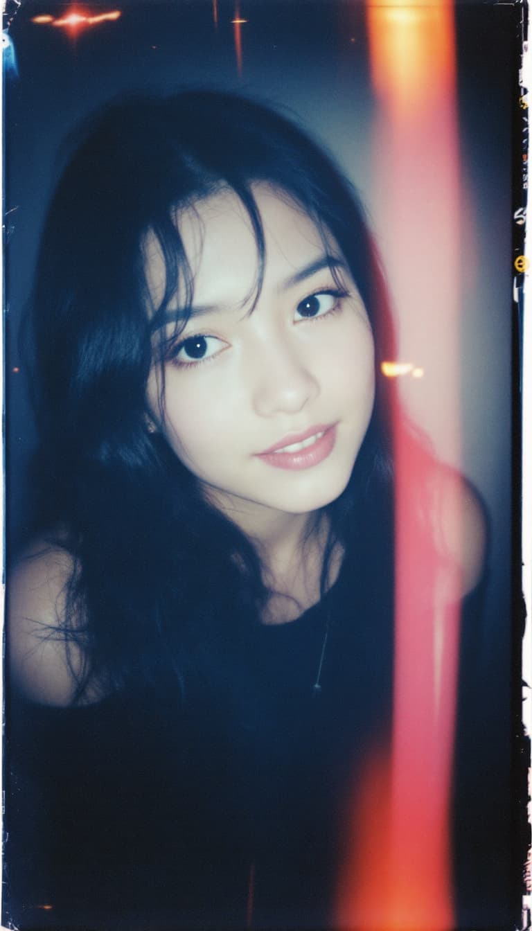 AI generated: Girl, polaroid_24, color polaroid fujifilm