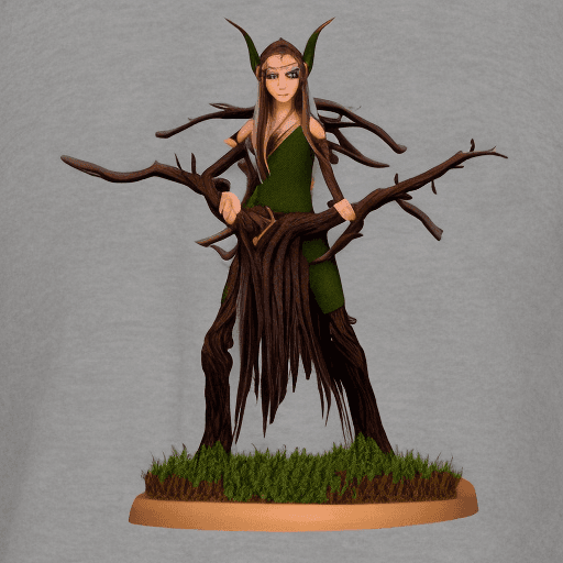 AI generated: wood elf
