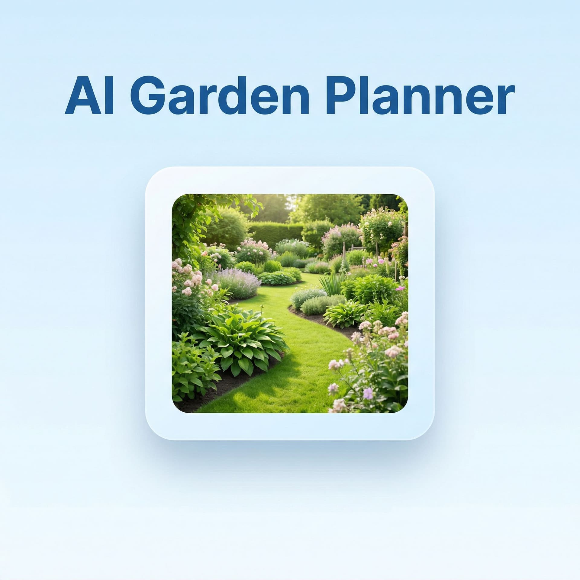 AI generated: Clean, modern SaaS-style AI tool thumbnail inspired by a grid-based AI generator layout. Soft light ...