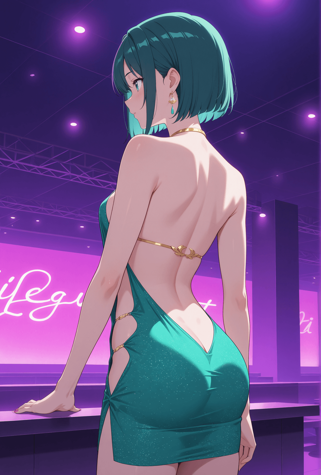 Pleiades Halter Dress
