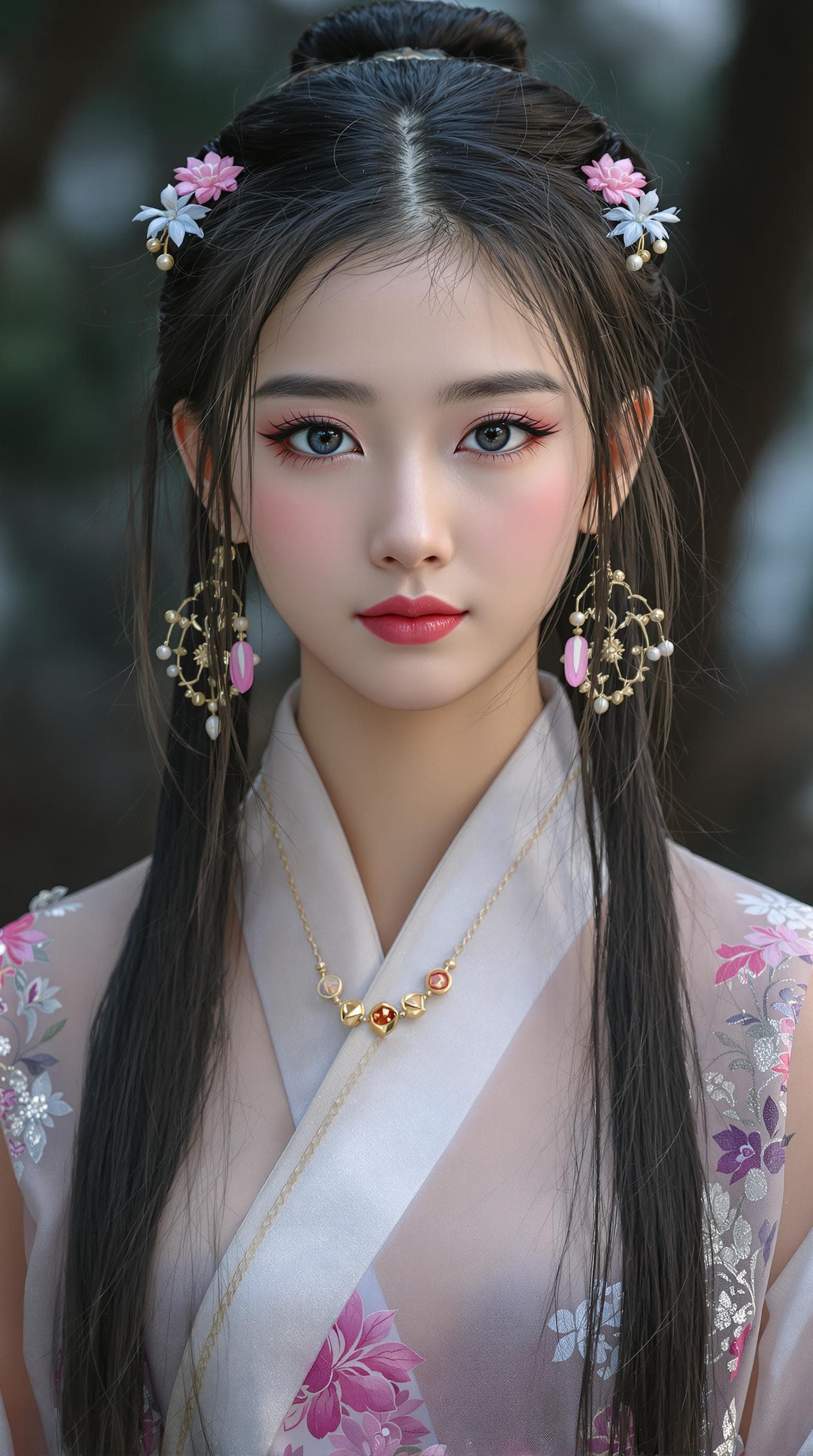 AI generated: a professional photo of a exceptionally beautiful girl in the world (age 12), (twelve year old) Chin...