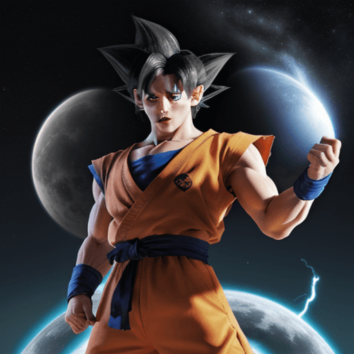 AI generated: Goku ultra instinc mode 