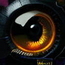 AI generated: Masterpiece, Best Quality, yellow and black alien 3d model, in the style of surreal cyberpunk iconog...