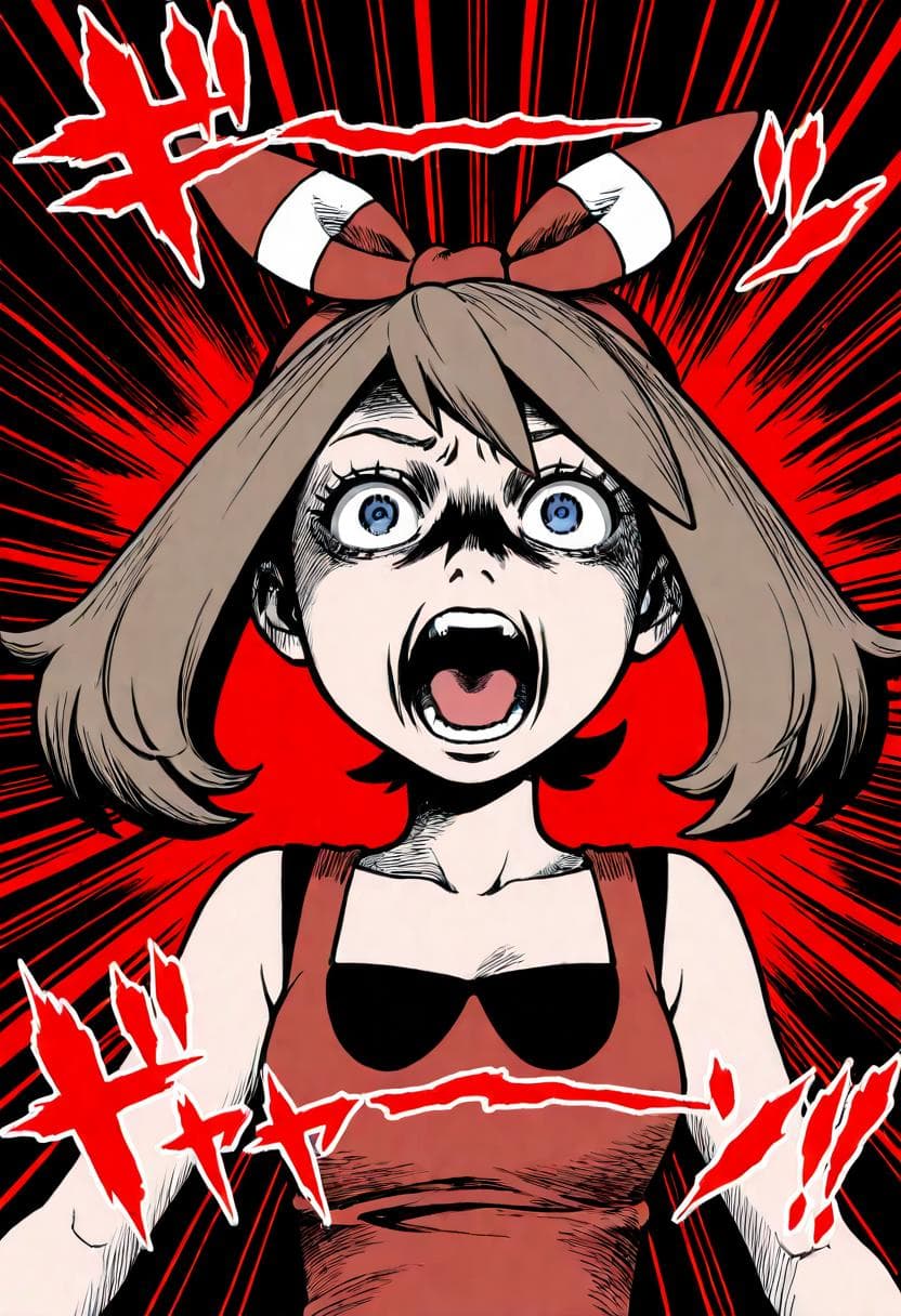 Umezu Kazuo shocking face (楳図かずお)