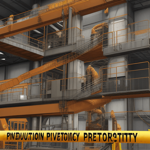 AI generated: Industrial accident prevention