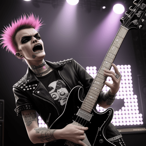 AI generated: punk rock