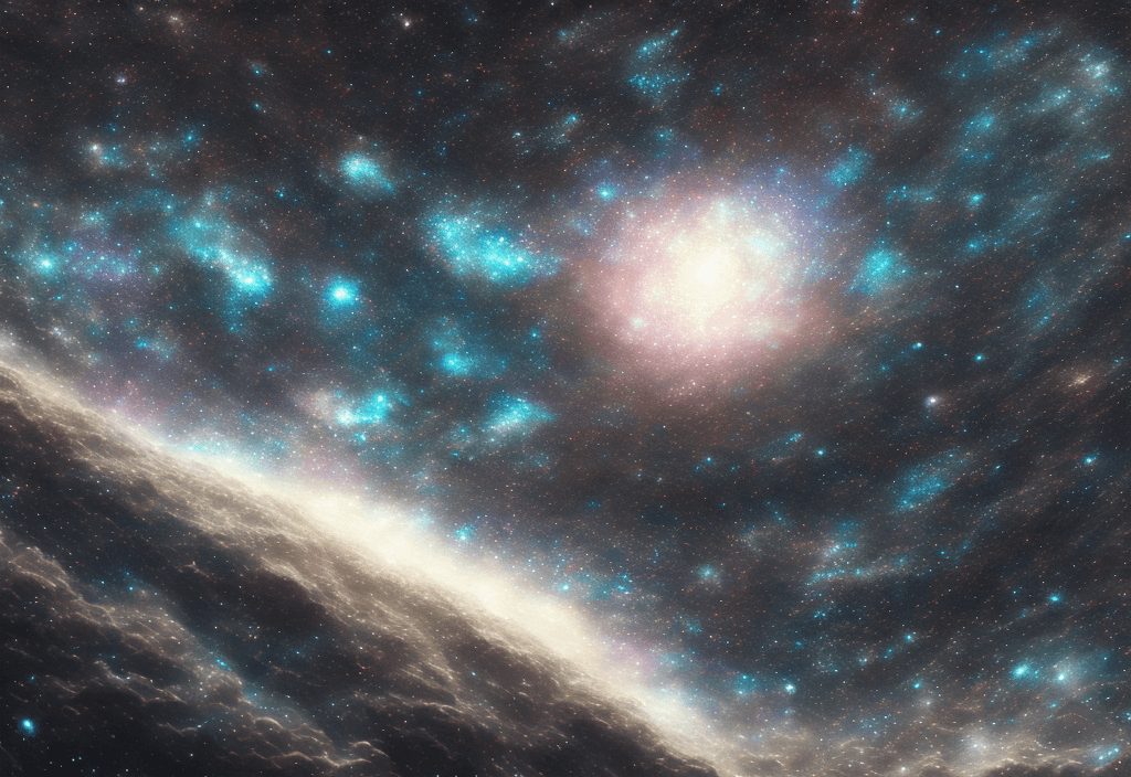 AI generated: a galaxy set against a sea of stars, intricate artwork, octane render, trending on artstation,t symm...