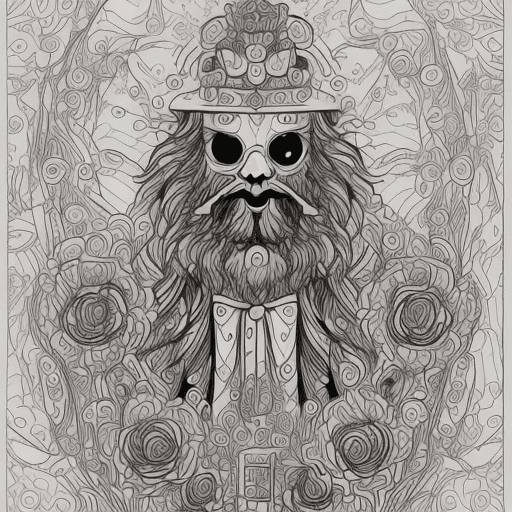 AI generated: Generate an image of a classic character for a children's coloring book. The target audience is chil...