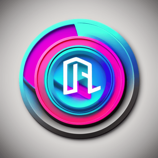 AI generated:  futuristic-looking logo of 'MLBB' vibrant --ar 1:1 --stylize 750 --no text