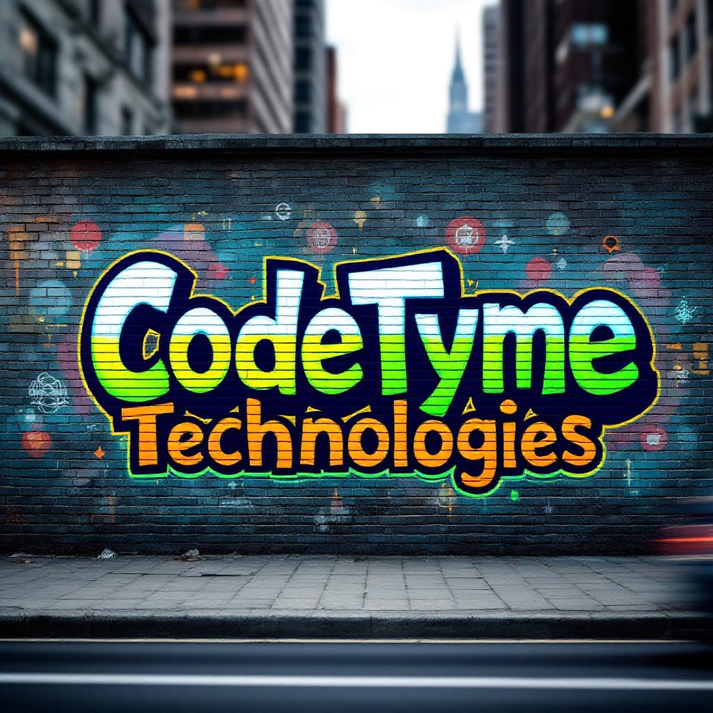 AI generated: Create a vibrant graffiti art on a brick wall in a busy urban environment. The graffiti features two...