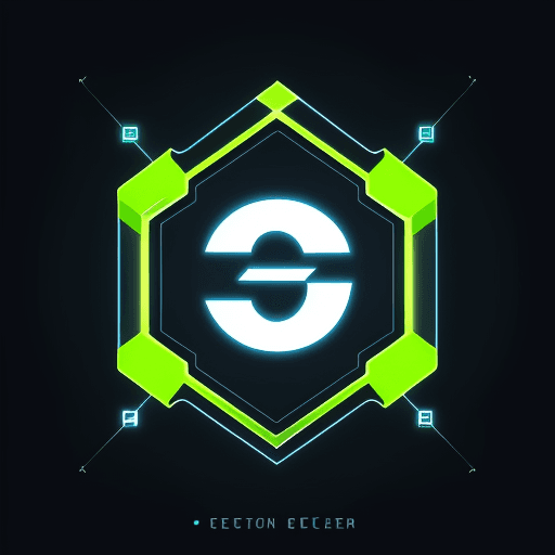 AI generated: Design a creative logo about cybersecurity, vector type, following the digital style, color balance,...