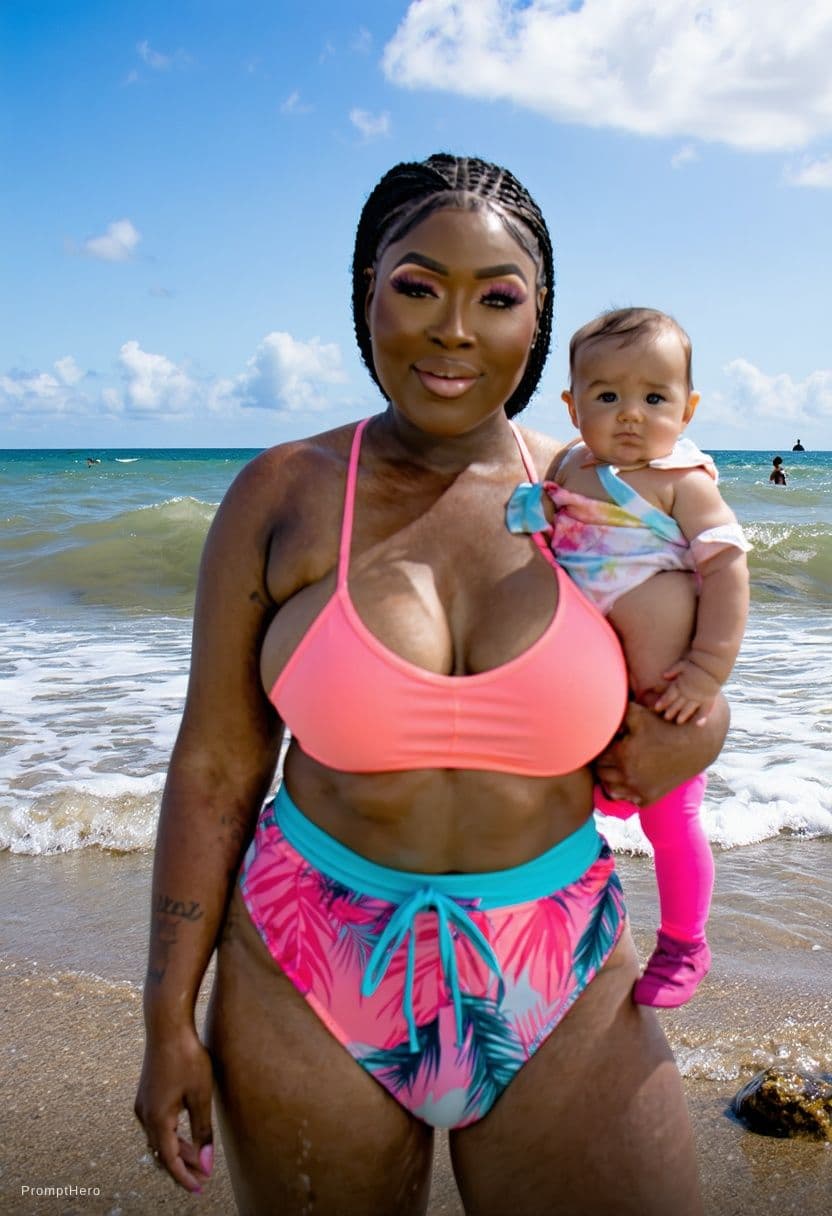 AI generated: She needs a bikini